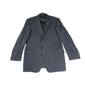 Hickey Freeman Men's 2-Piece Suit  Navy Blue  Size 40S Single Breasted Vented